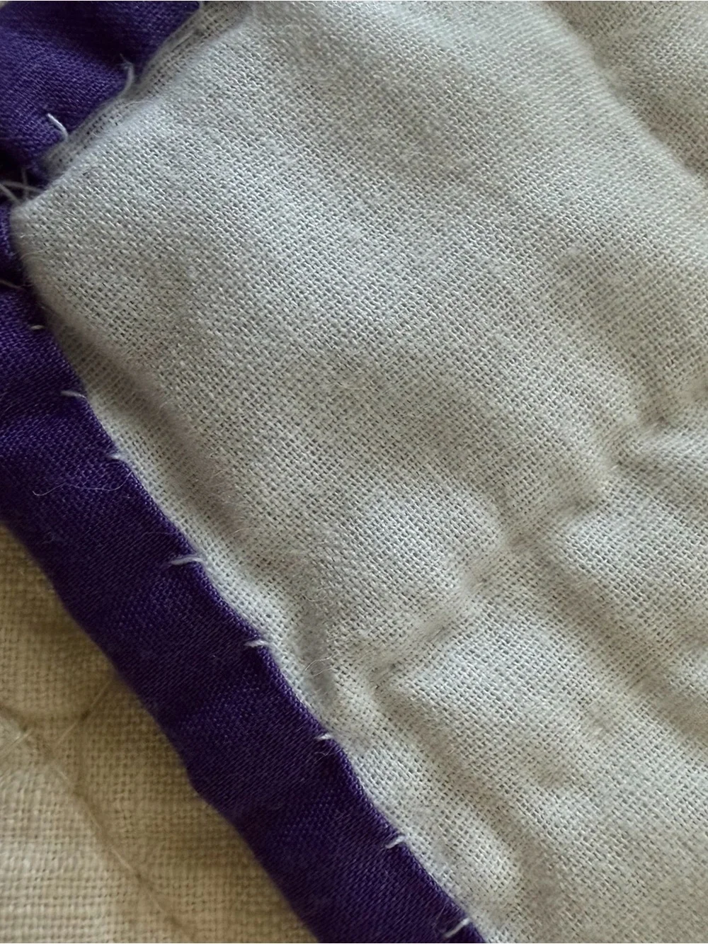 Hand Pieced Hand Quilted Amish Style King Quilt 102x88
